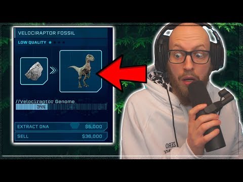 Finder Raptor Fossiler! [Jurassic Park]