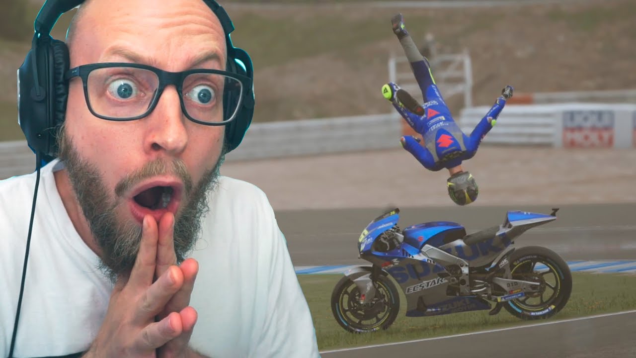 Vanvittigt CRASH! YIKES! (MotoGP 2020 #4)