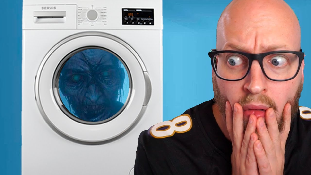 Spøgelset er stuck i vaskemaskinen...