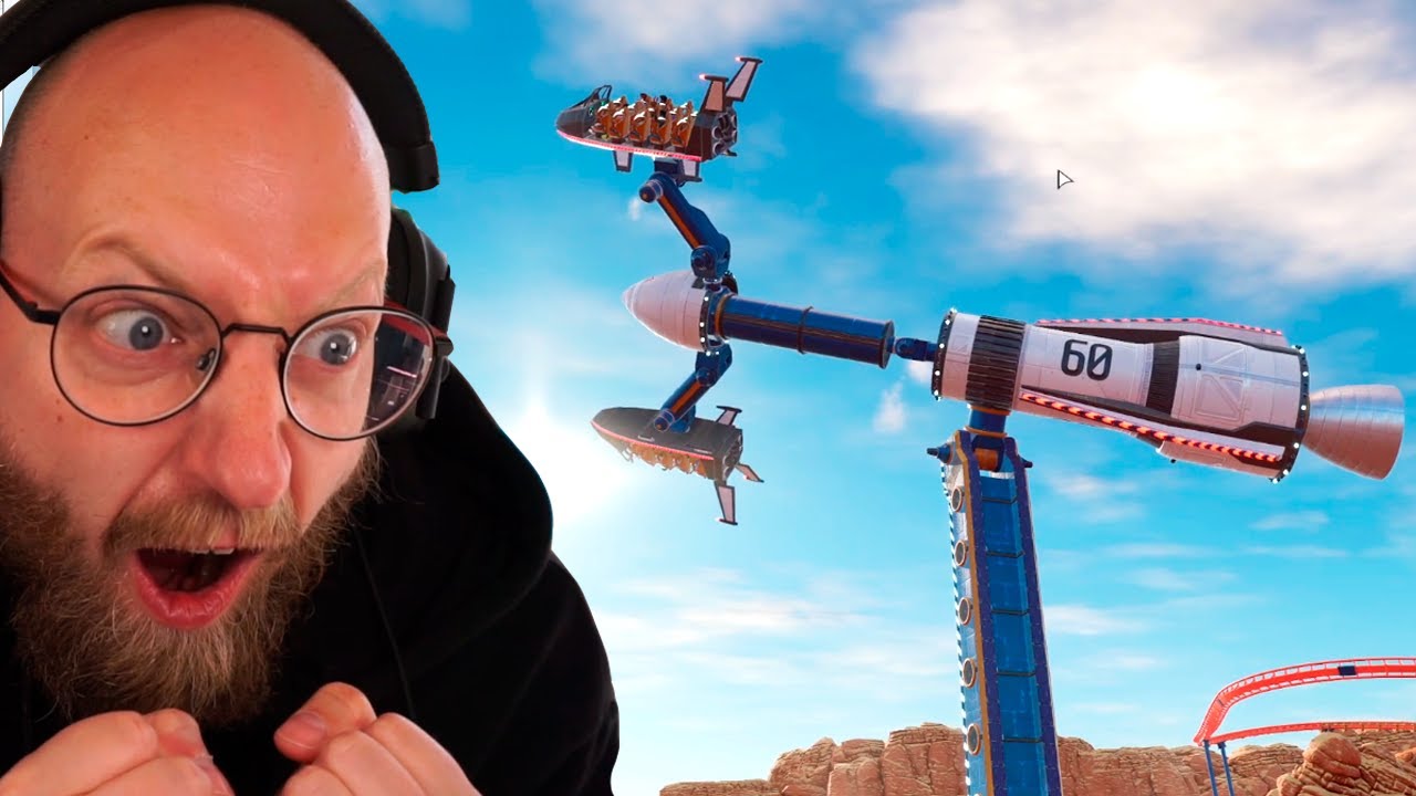 Rumraket coaster kan UMULIGT være sikker! (Park Beyond #5)