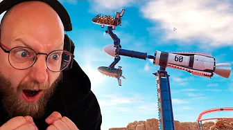 Rumraket coaster kan UMULIGT være sikker! (Park Beyond #5)