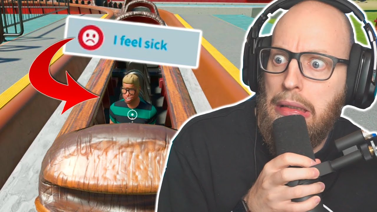 Syg Gæst Starter Pandemi i min Planet Coaster park 🤢