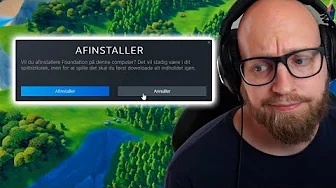 Afinstallerer Foundation...