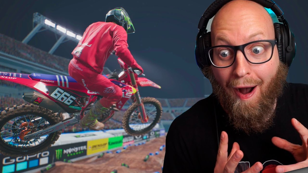 Supercross 5 er GRINEREN! (men svært)