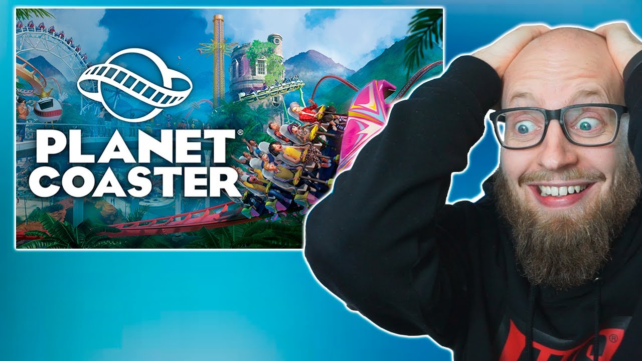 Planet Coaster på PC! Med ødelagt stemme.