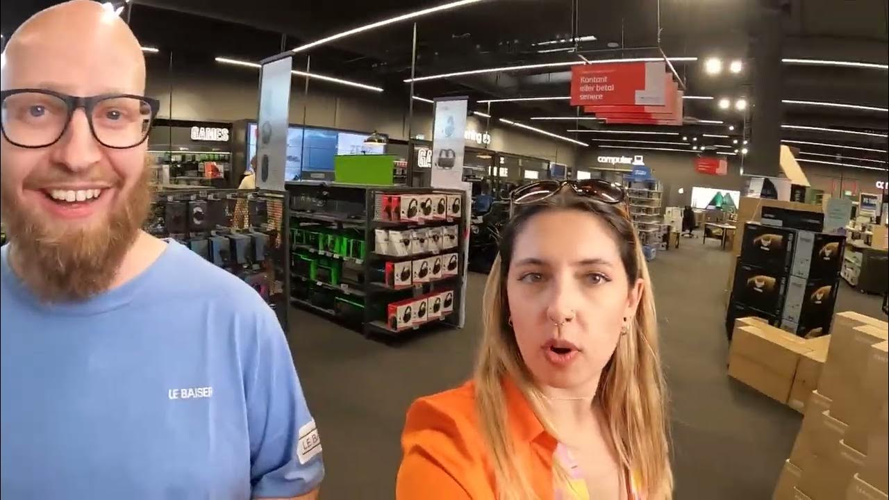 En Dag På Optagelse i Elgiganten