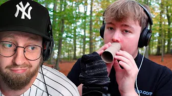 Toiletrulle Panfløjte ASMR i en skov feat Morten Münster og Søndergaard