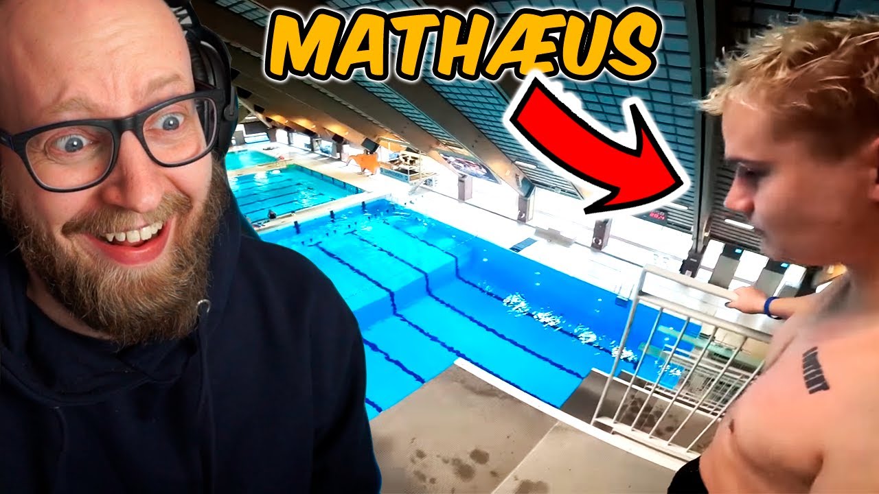 Mathæus på 10 meter vippen (dødsspring)
