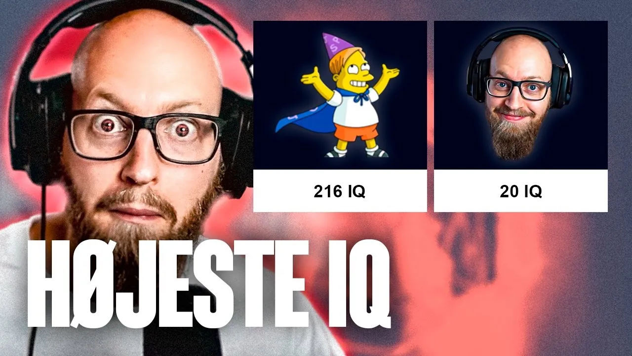 Figurer med HØJESTE IQ?