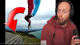 Faldskærmspringer lander på BÆNK!