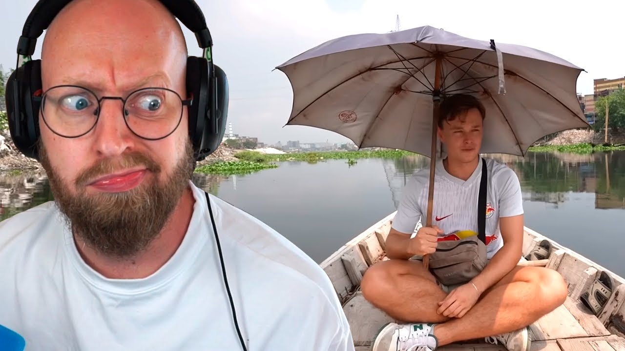 En flod lavet af skrald