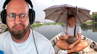 En flod lavet af skrald