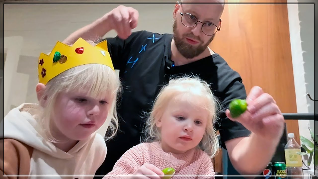 Laver mad med børnene (Går semi dårligt haha)