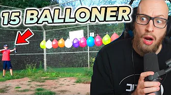 VANVITTIGE TRICKSHOTS med balloner 🎈