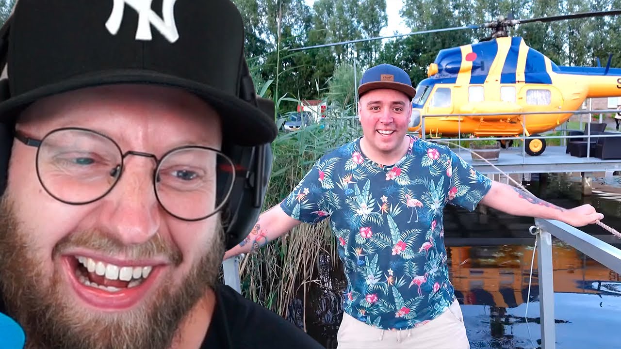 Guldborg overnatter i en helikopter