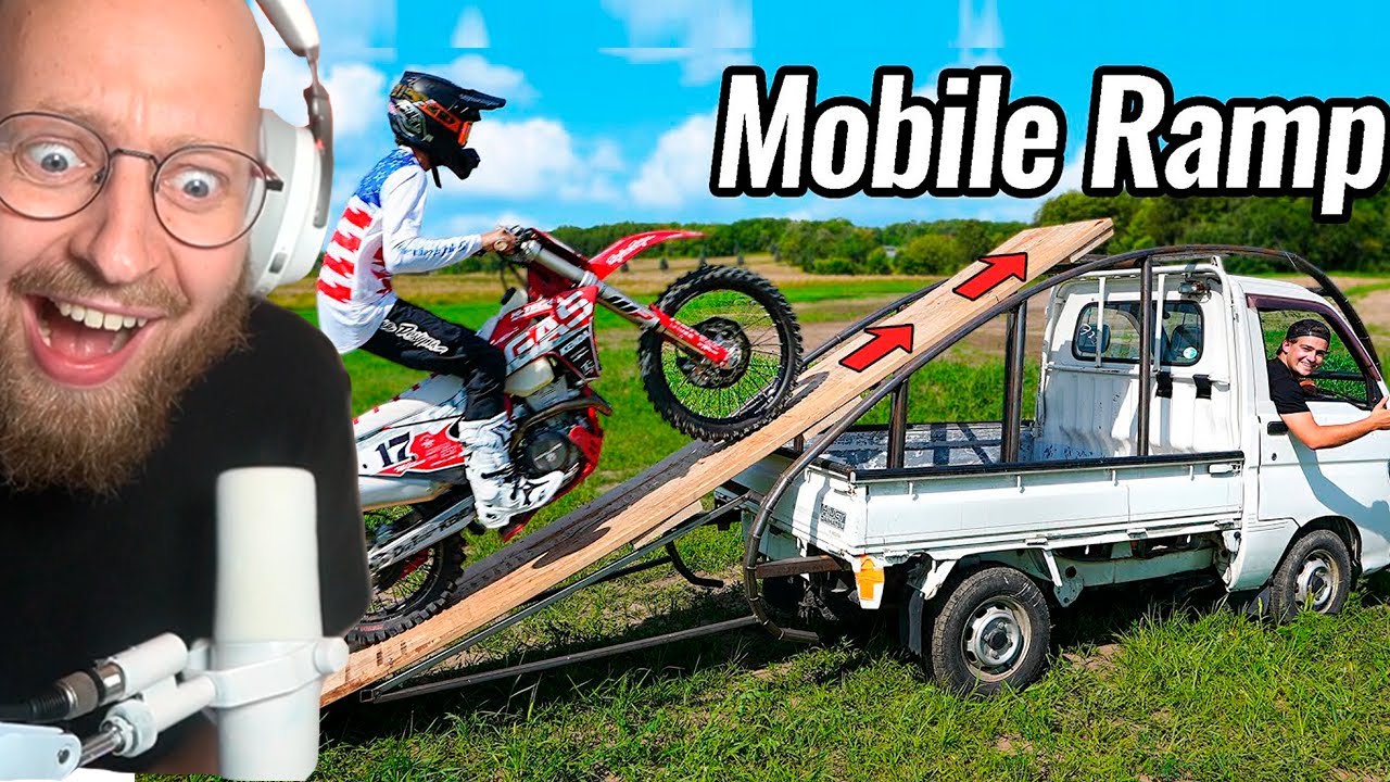 En KØRENDE motocross rampe?