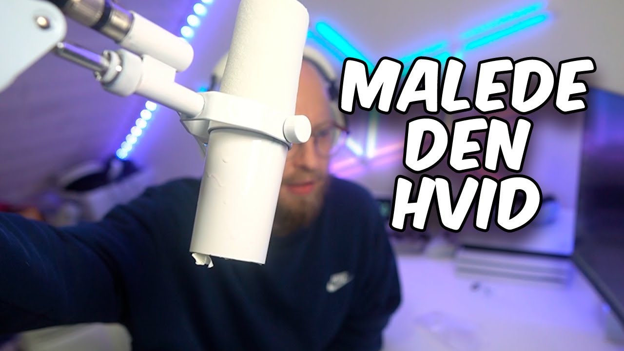 Jeg Malede En Shure SM7B HVID