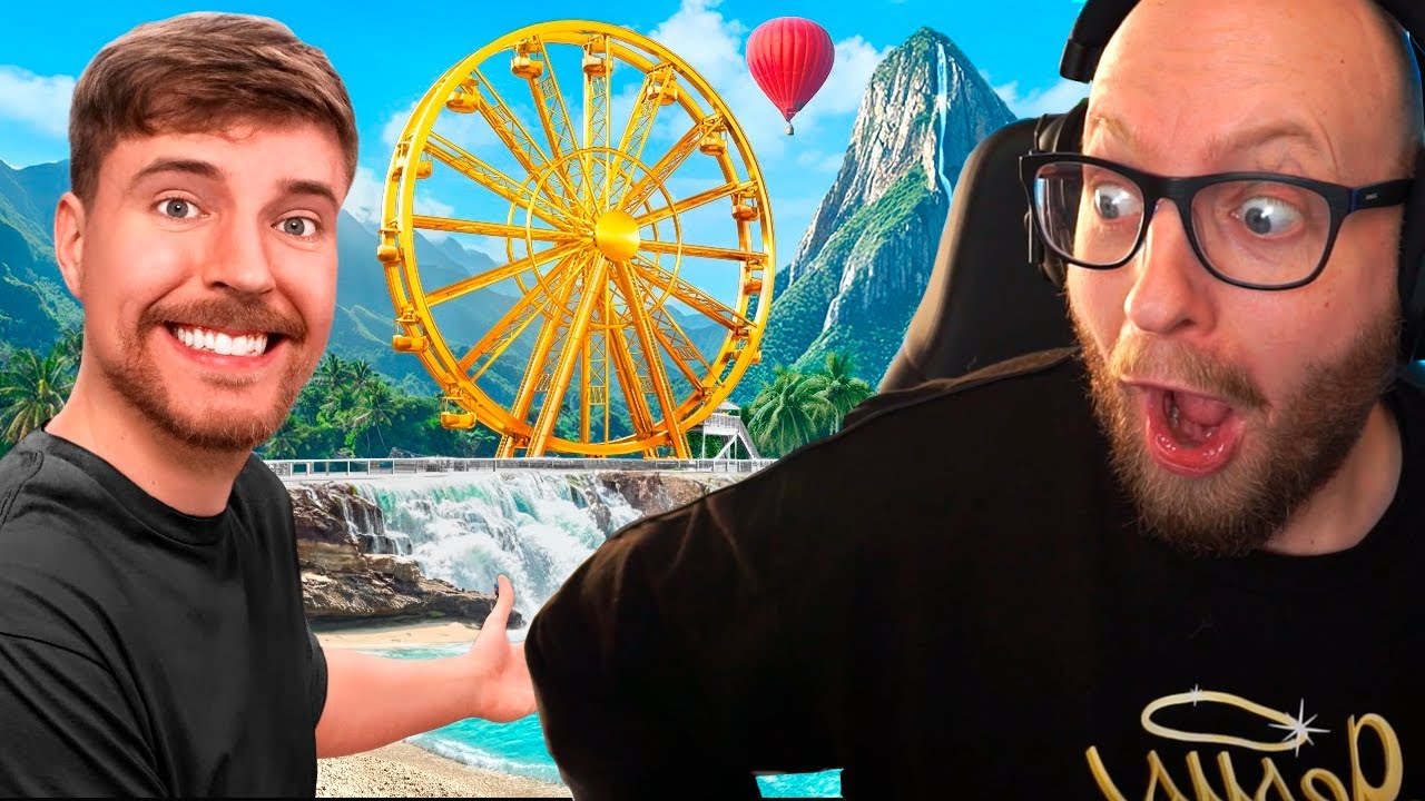 Mr. Beast lejer verdens dyreste ø? (vanvittig roller coaster)