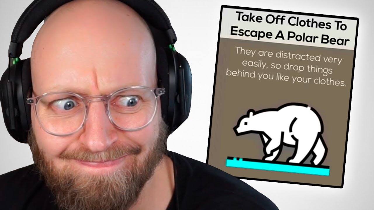 Hvorfor skal man kaste sit tøj hvis man møder en isbjørn?