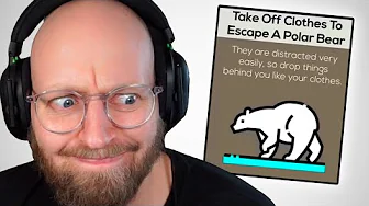 Hvorfor skal man kaste sit tøj hvis man møder en isbjørn?