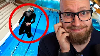 Presset til dødsspring fra 10 meter vippe!