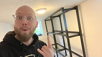 Bygger min akvarie reol og starter på drømmen