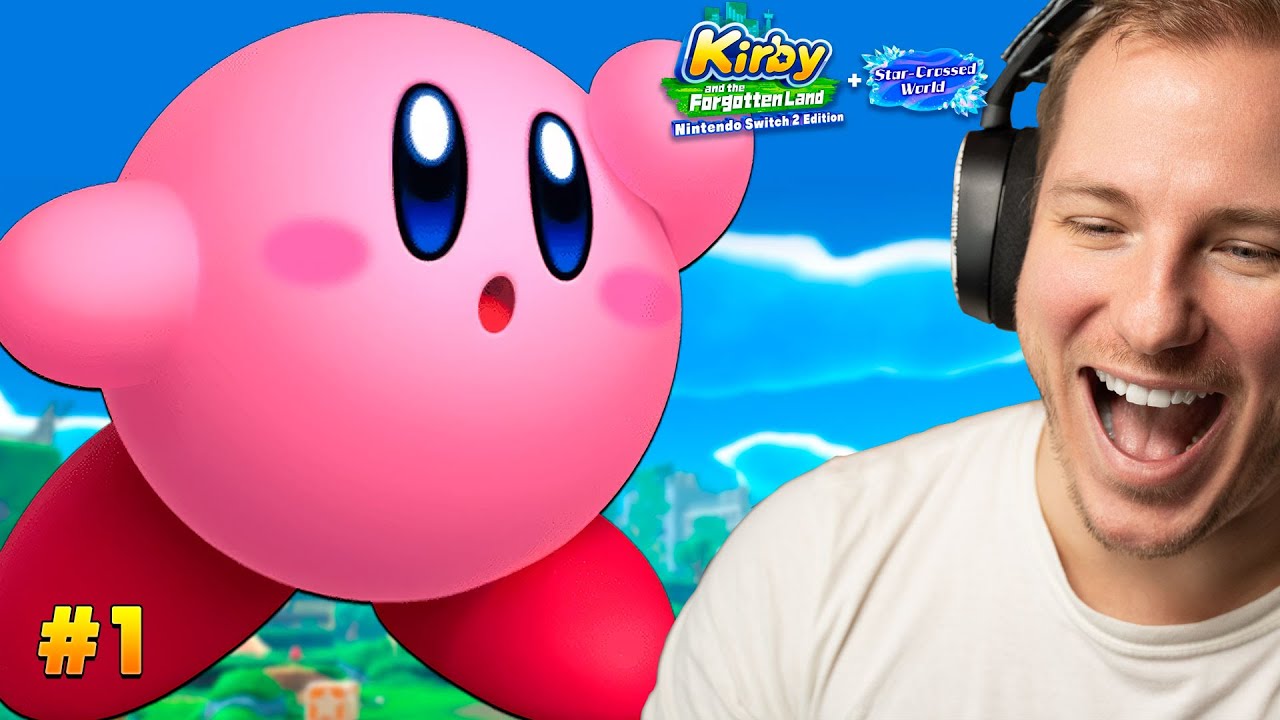 KIRBY PÅ SWITCH 2 ER FLOT! #1 Kirby and the Forgotten Land + Star Crossed World