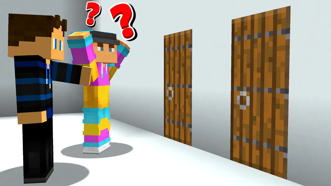 Hvilken Dør Vælger Morten I Minecraft!?