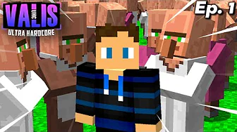 JEG FANDT 4 VILLAGES!! - DANSK YOUTUBER UHC #1