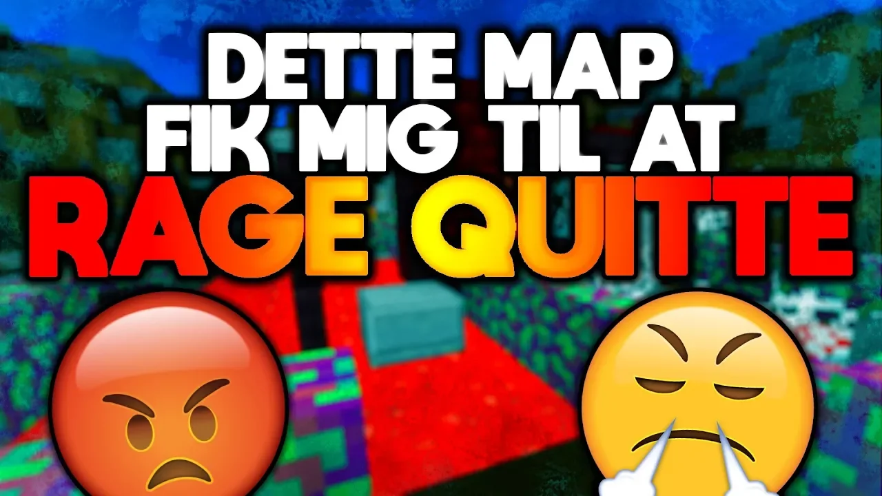 DETTE HALLOWEEN MAP FIK MIG TIL AT RAGE QUITTE!! - Dansk Minecraft