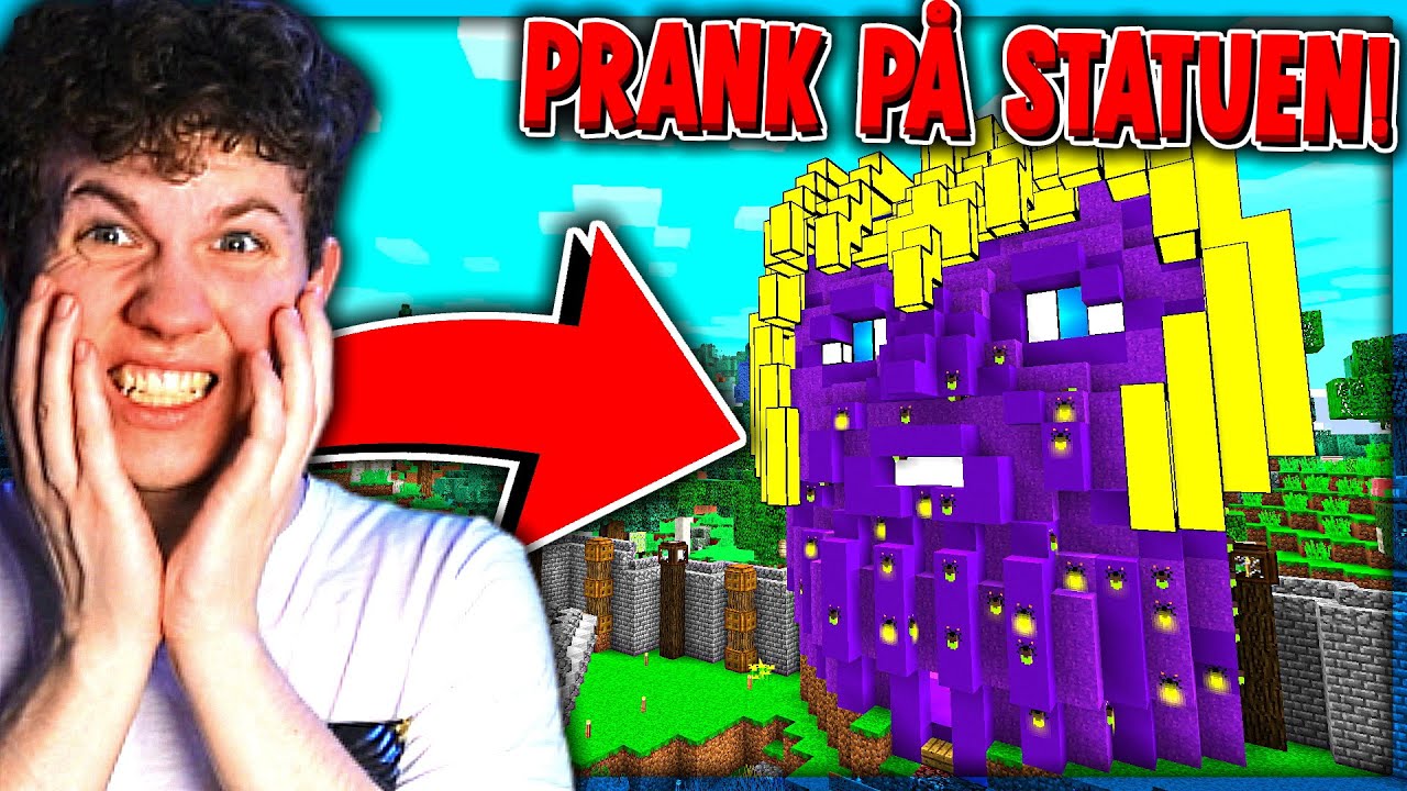 Jeg lavede en Prank på Den Mandige Elgs Thanos Statue... - Prank Wars #27