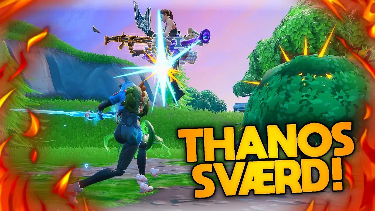 DET NYE THANOS SVÆRD ER OP!! - Dansk Fortnite