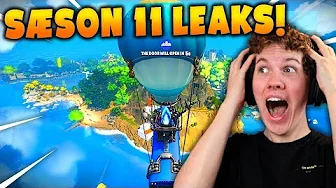 *ALLE* FORTNITE EVENT LEAKS + NYT MAP I SÆSON 11!!