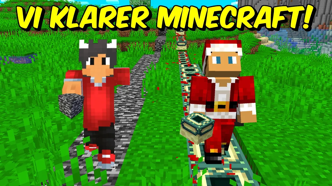 Vi Klarer Minecraft Men Blocks Bliver Til Det Vi Holder I Hånden!