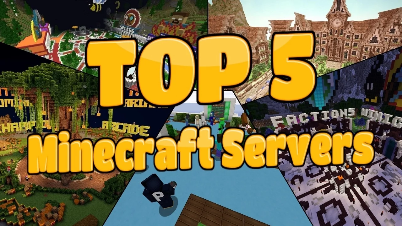 Top 5 - Minecraft Minigame Servers!