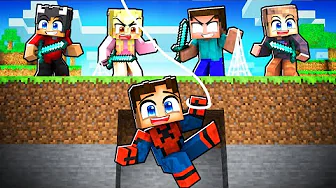 Minecraft Manhunt som Spiderman Imod Kendte Youtubere!