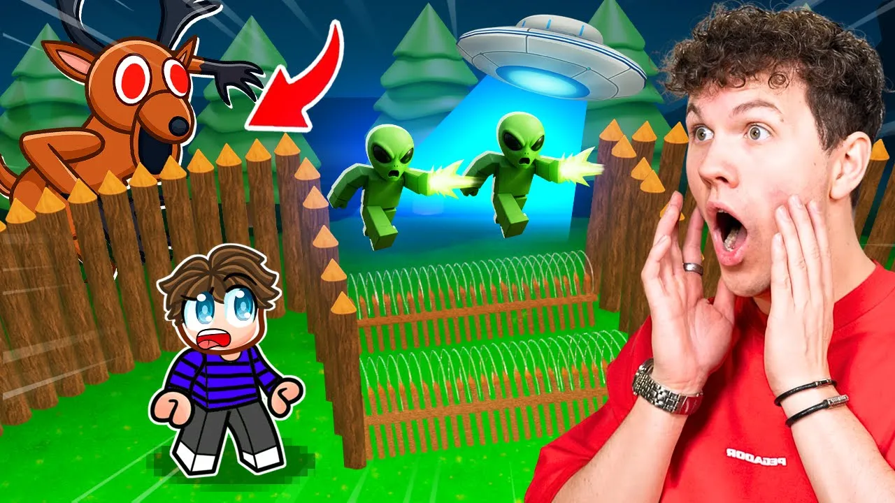 Jeg Bliver Angrebet af ALIENS i 99 Nights in The Forest!