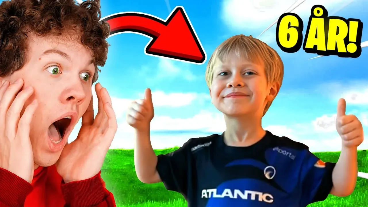 Fortnite Duo Med 6 Årig! (BEDRE END MIG!)