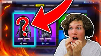 MIN REAKTION PÅ AT GHOUL TROOPER IKKE KOM UD I FORTNITE!!