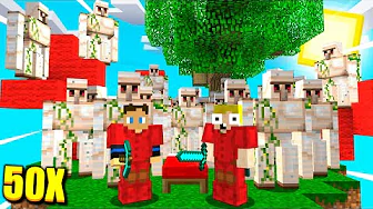 VI SPAWNER 50 IRON GOLEMS I BEDWARS!! - (Med TrierGaming)
