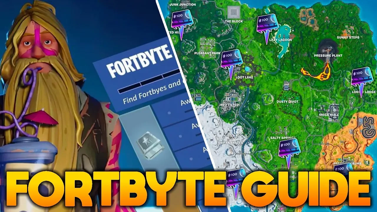 GUIDE TIL ALLE FORTBYTES!! (INDTIL VIDERE) - Dansk Fortnite