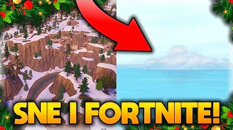 KÆMPE SNE-MAP I FORTNITE!? - Dansk Fortnite