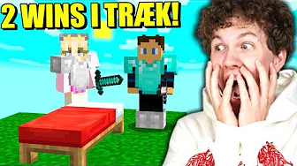 VINDER 2 BEDWARS GAMES I TRÆK MED MIN KÆRESTE!! - Dansk Minecraft
