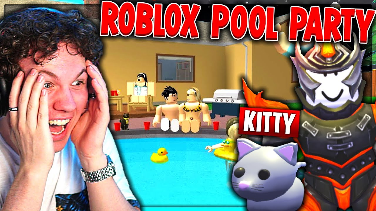 POOLPARTY MED MIN KAT I ROBLOX!! - Dansk Adopt Me [Roblox]
