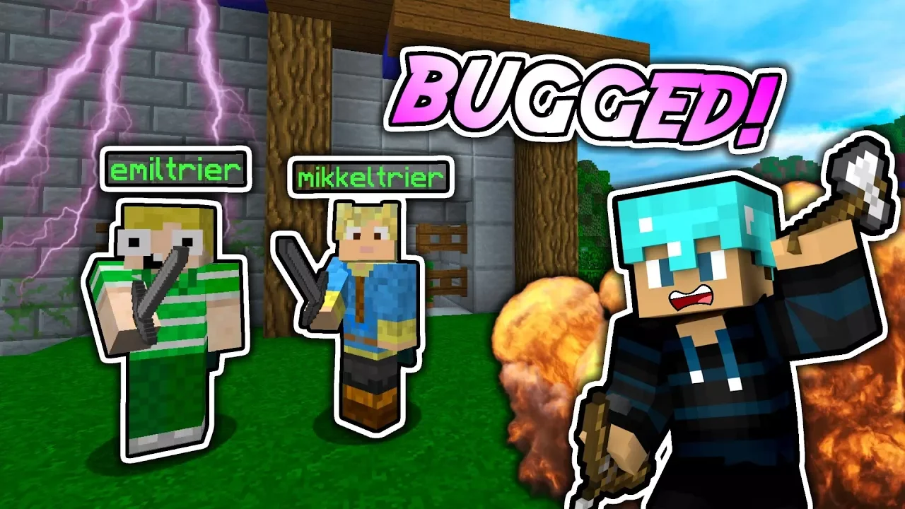 ET BUGGED SPIL MED TRIERNE!!👾 - Dansk Battle Royale