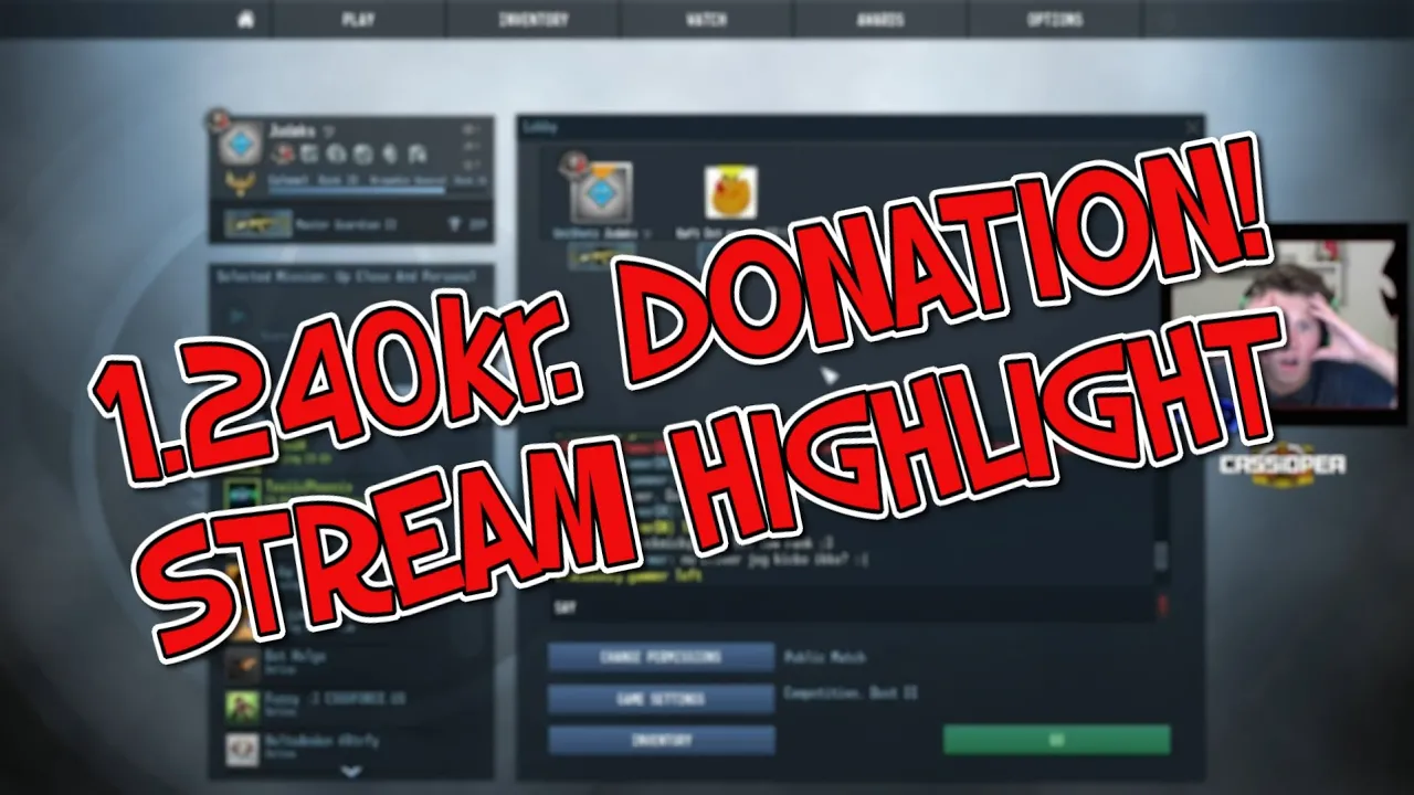 1.240kr. Donation! - Stream Highlight