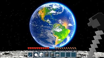 Jeg Flyver Op Til MÅNEN Og Udforsker Den I Minecraft!