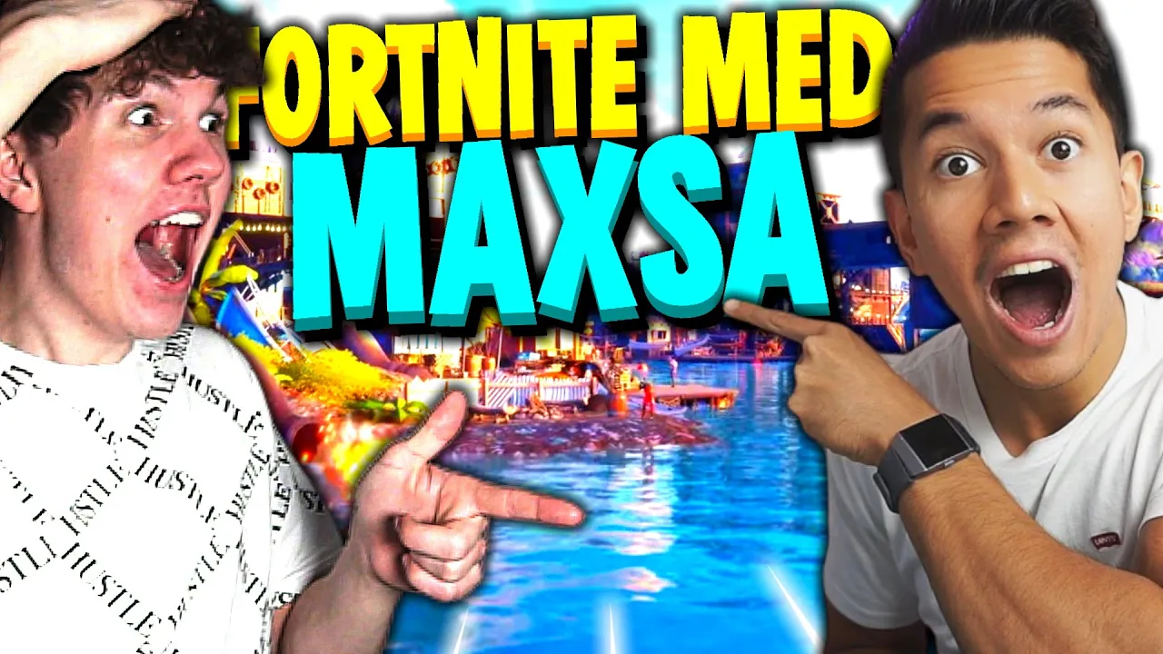 Jeg spillede Fortnite med Maxsa for FØRSTE gang og fik et WIN!! - Dansk Fortnite