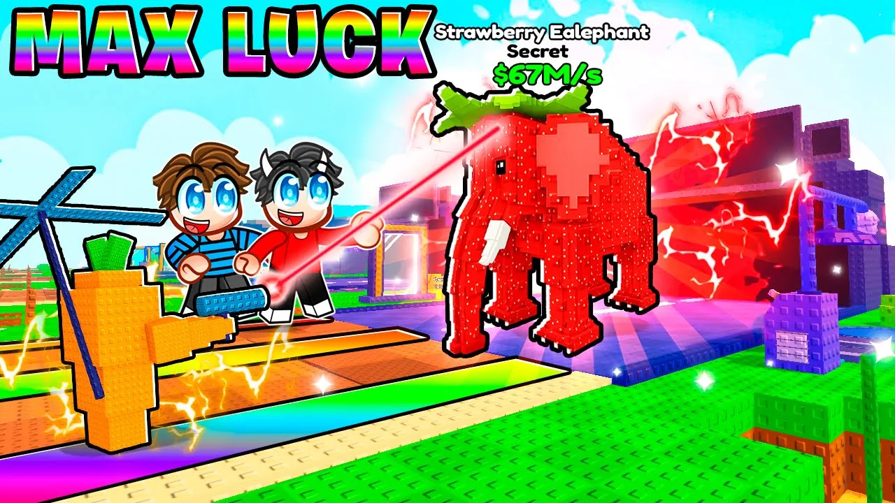 Jeg Køber MAX LUCK til Shadys i Plants vs Brainrots!