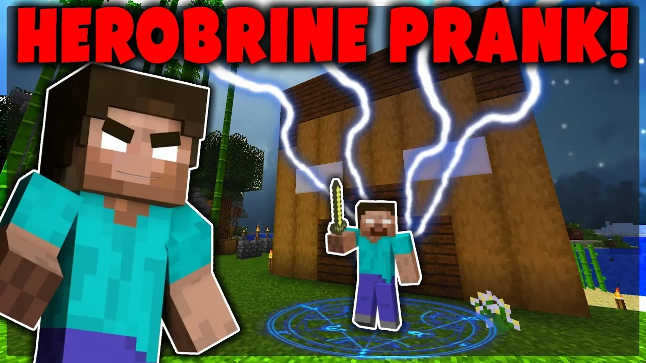 Prank Wars #11: HIDKALDER HEROBRINE PRANK!!